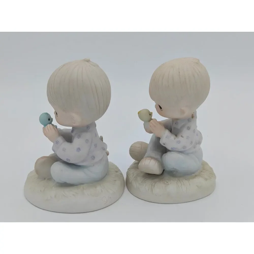 Precious Moments I Believe In Miracles Figurine E7156 1981 Enesco Jonathan David